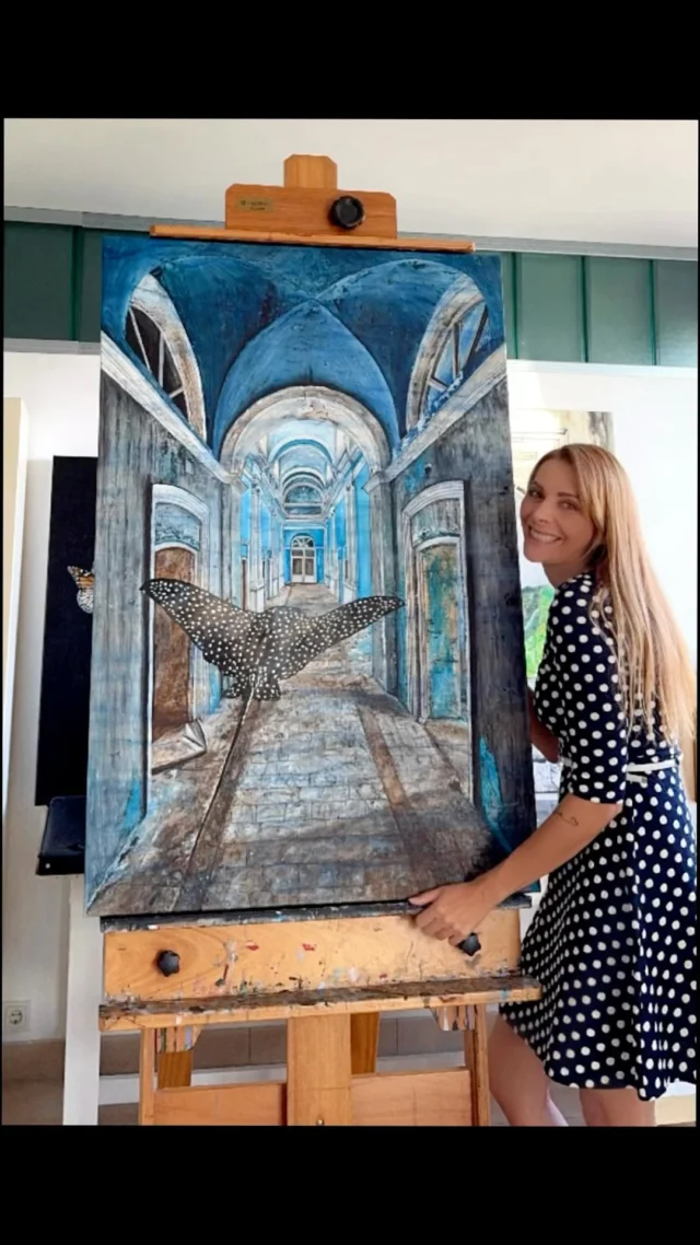 ⁣
All we have to decide ⁣
is what to do with the time⁣
that is given us.⁣
⁣
-J. R. R. Tolkien-⁣
⁣
⁣
🎨Dive through time, oil/canvas, 120x80 cm⁣
⁣
#lostplaceart #makingof